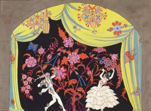 Le Flamenco by George Barbier Oil Painting