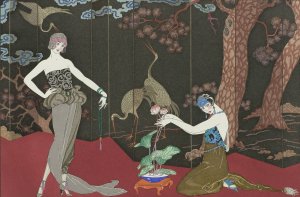 Le Gout des Laques by George Barbier Oil Painting