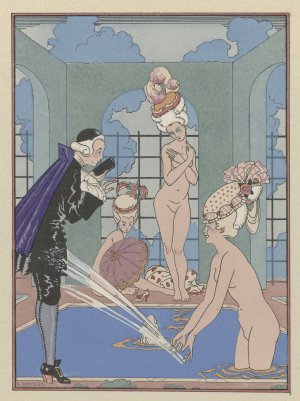 L'Eau by George Barbier Oil Painting