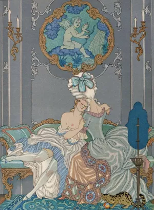 Liaisons dangereuses Oil painting by George Barbier