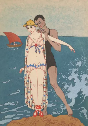 L'Ilot Oil painting by George Barbier
