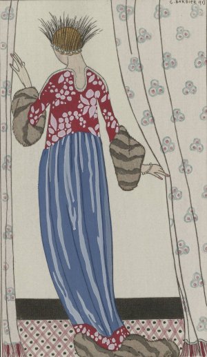 Manteau de Theatre by George Barbier Oil Painting