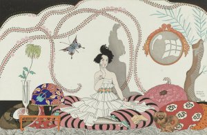 Minuit! … ou l'appartement a la mode by George Barbier Oil Painting