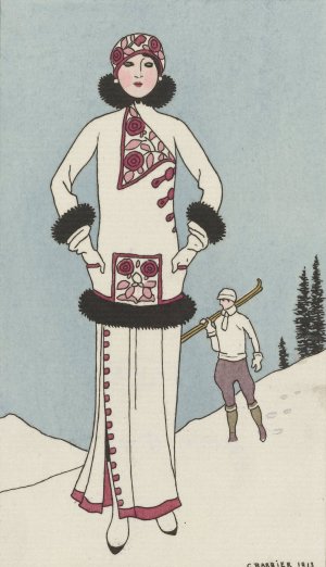 Pour St. Moritz by George Barbier Oil Painting