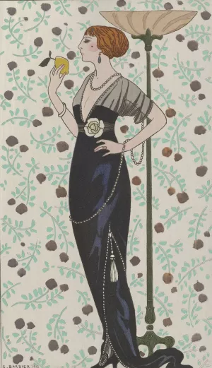Robe du soir by George Barbier Oil Painting