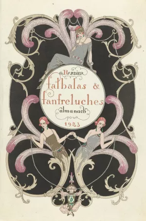 The Fashion Magazine as Temptress Oil painting by George Barbier