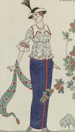 Toilette d'ete by George Barbier Oil Painting