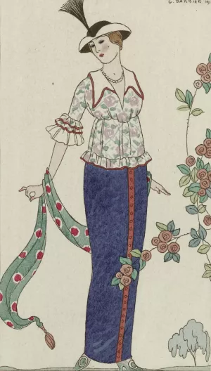 Toilette d'ete by George Barbier Oil Painting