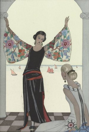 Voici mes ailes! by George Barbier Oil Painting