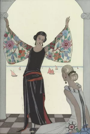 Voici mes ailes! by George Barbier Oil Painting