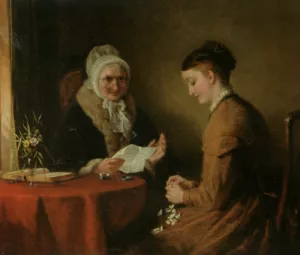 The Broken Engagement painting by George Bernard O'Neill