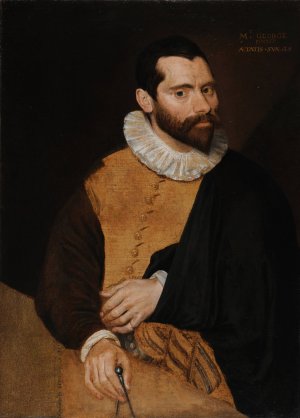 Portrait presume de P.C. Clicquot by George Boba Oil Painting