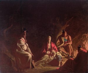 Captured by Indians by George Caleb Bingham Oil Painting