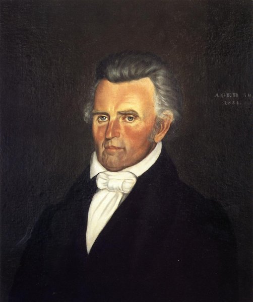 Main Product Photo of Dr. John Sappington Painting by George Caleb Bingham