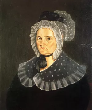 Jane Breathitt Sappington also known as Mrs. John Sappington by George Caleb Bingham Oil Painting
