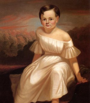 Miss Sallie Ann Camden by George Caleb Bingham Oil Painting