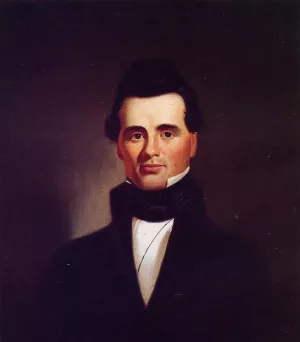 Portrait of Reverend John Glanville Oil painting by George Caleb Bingham