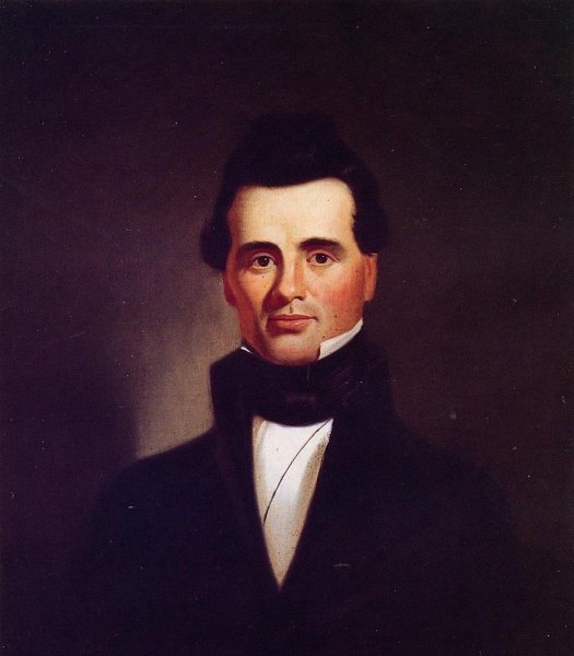 Portrait of Reverend John Glanville by George Caleb Bingham - Hand-Painted Oil Painting Reproduction