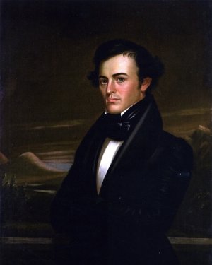 Samuel Bullitt Churchill by George Caleb Bingham Oil Painting