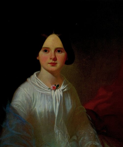 Sarah Sallie Thomas by George Caleb Bingham - Hand-Painted Oil Painting Reproduction
