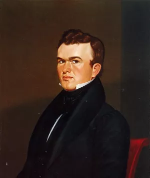 Self Portrait by George Caleb Bingham - Oil Painting Reproduction