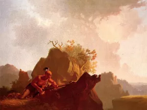 The Concealed Enemy painting by George Caleb Bingham