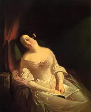The Dull Story painting by George Caleb Bingham