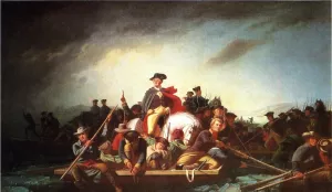 Washington Crossing the Deleware by George Caleb Bingham - Oil Painting Reproduction