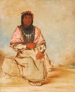 A Seminole Woman by George Catlin Oil Painting