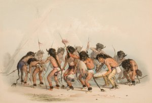 Buffalo Dance by George Catlin Oil Painting