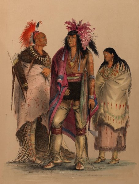 Main Product Photo of North American Indian Portfolio  Painting by George Catlin