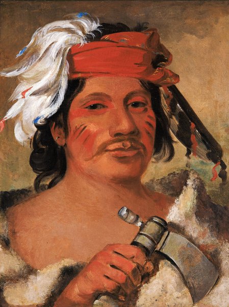 Main Product Photo of Seneca Steele, a Great Libertine  Painting by George Catlin