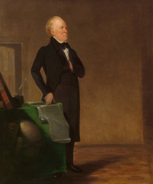 William Clark by George Catlin Oil Painting