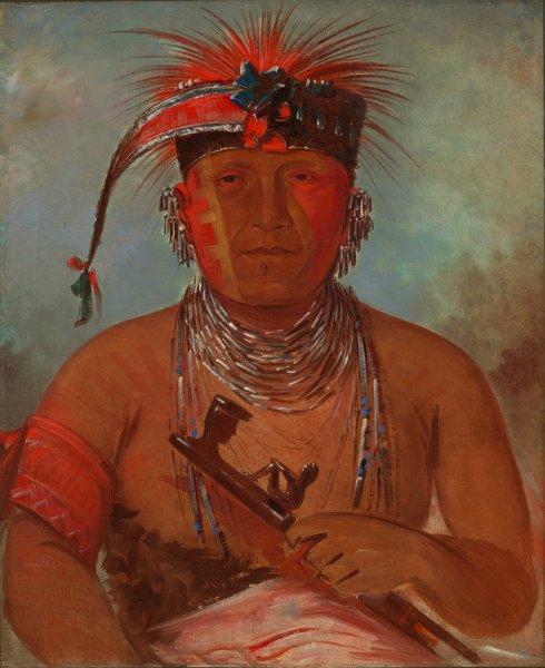 Main Product Photo of George Catlin, Wee-Ke-Ru-Law, He Who Exchanges  Painting by George Catlin