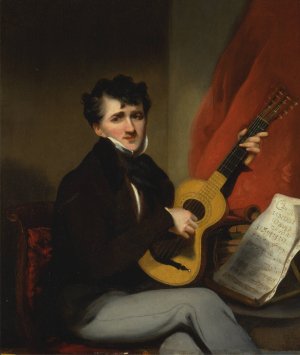 Josiah Andrew Hudleston by George Chinnery Oil Painting
