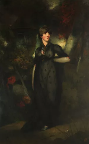 Mrs. Whaley Oil painting by George Chinnery