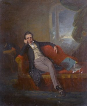 Portrait of a Gentleman by George Chinnery Oil Painting