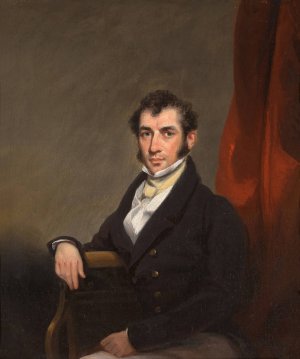 Portrait of a gentleman by George Chinnery Oil Painting