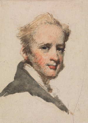 Portrait of a Man by George Chinnery Oil Painting
