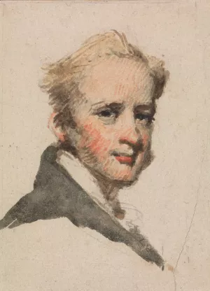Portrait of a Man by George Chinnery Oil Painting