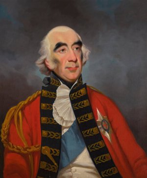 Portrait Of Francis Rawdon-Hastings, Second Earl Of Moira And First Marquess Of Hastings by George Chinnery Oil Painting