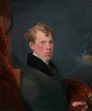 Self-Portrait by George Chinnery Oil Painting