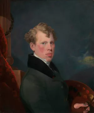Self-Portrait by George Chinnery Oil Painting