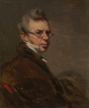 Self-Portrait by George Chinnery Oil Painting