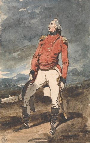 Study for the Portrait of a Military Officer by George Chinnery Oil Painting