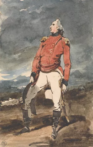 Study for the Portrait of a Military Officer by George Chinnery Oil Painting