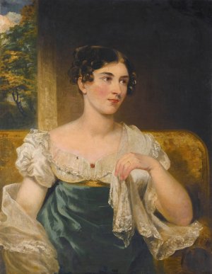 Portrait Of The Irish Actress Harriett Constance Smithson by George Clint Oil Painting