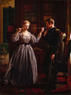 The Consecration, 1861 by George Cochran Lambdin Oil Painting