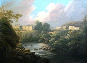 Marske Hall, Yorkshire painting by George Cuitt