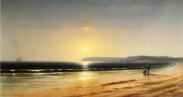 Main Product Photo of New England Sunset Painting by George Curtis